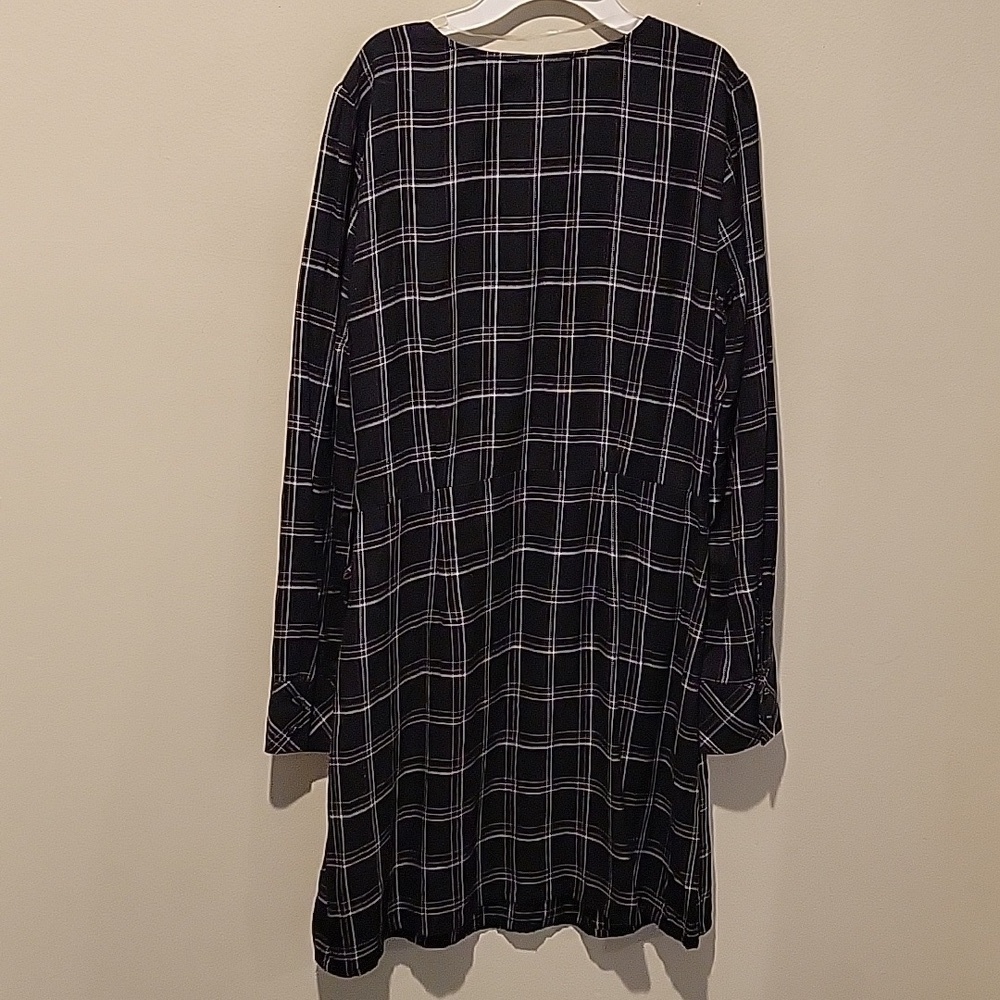 ❤️ NWT! SANCTUARY UPBEAT PLAID WRAP DRESS, 8 - Picture 11 of 15